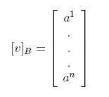 column vector